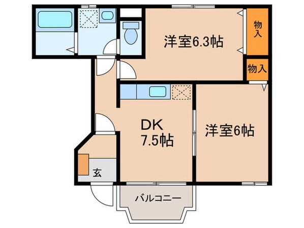 エトワールの物件間取画像